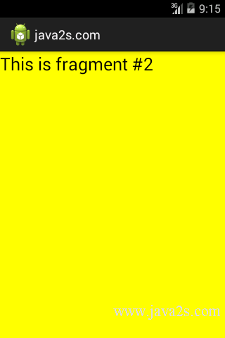 Add Fragments Dynamically Add Fragments Dynamically
