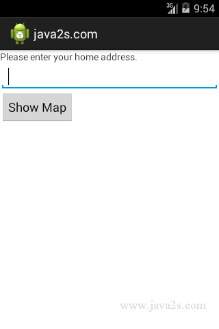 Show your home location on Map Show your home location on Map