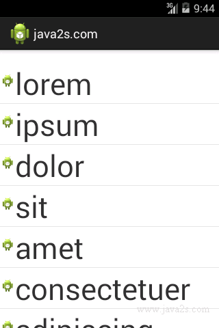 Config ListView layout in XML Config ListView layout in XML