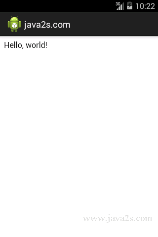 Load static html code in WebView Load static html code in WebView