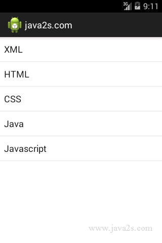 Create ListView in code Create ListView in code