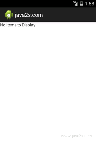 Attach TextView to empty ListView Attach TextView to empty ListView