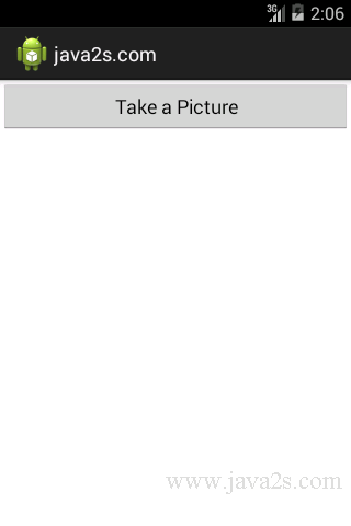 Capture an Image and save to external storage Capture an Image and save to external storage