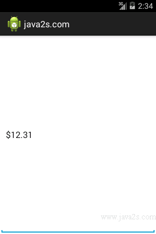 Create TextWatcher for currency value Create TextWatcher for currency value