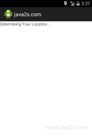 Get your location Get your location