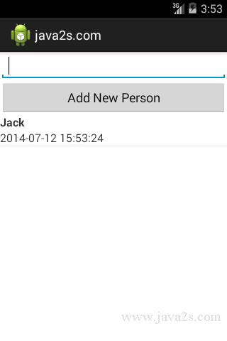 Load data from Database to ListView Load data from Database to ListView