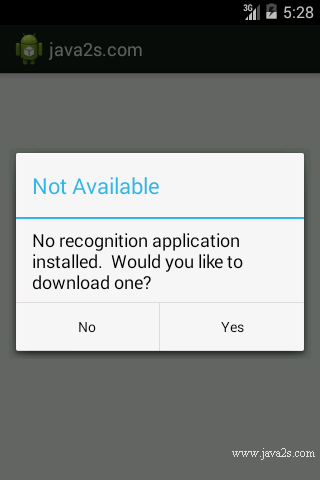 Download App from Market Download App from Market