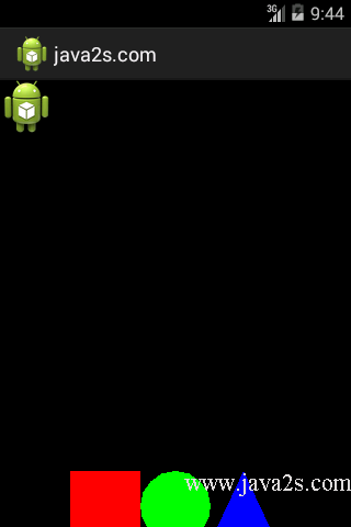Draw Shapes, Text and Bitmap Draw Shapes, Text and Bitmap