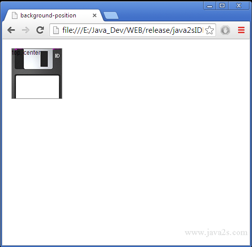 Set Background Image Position To Top Center In Html And Css Prefix to any existing background position utility. set background image position to top center in html and css