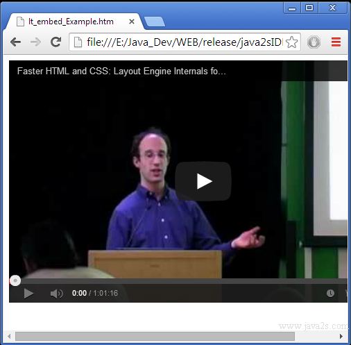 embed css in html tag