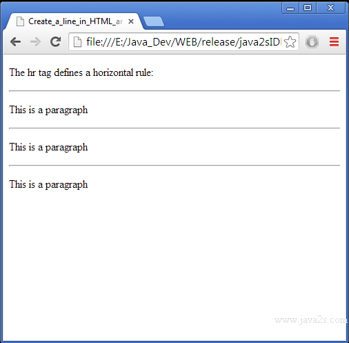 Html line tag deals