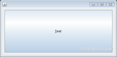 Change button Horizontal Text Position in Java