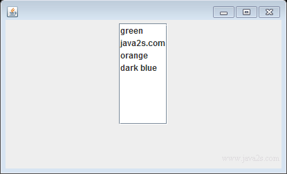 how to add string array to jcombobox in java