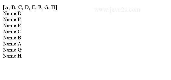Java Collection How To Use Random Numbers To Draw Name From An Array