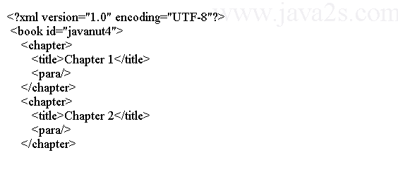 Java XML Tutorial - Java Document.createElement(String tagName)