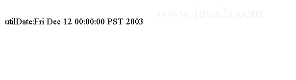 create java util date from year month day
