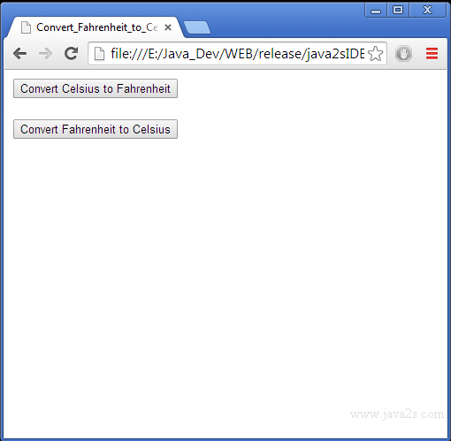 Convert Fahrenheit To Celsius Back And Forth In Javascript
