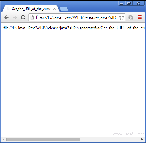 Get The Url Of The Current Document With Document Url In Javascript