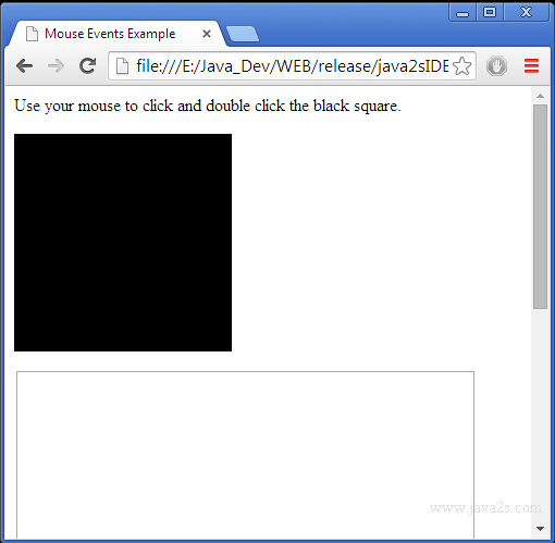 Javascript mouse hotsell events