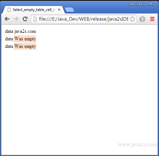 null