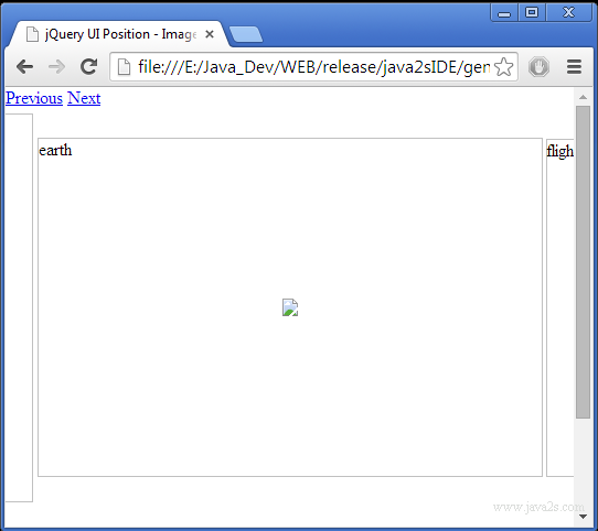 Build jQuery UI Position - Image Cycler in JavaScript