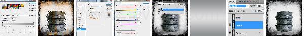 Photoshop Template Grunge Tutorial Photoshop Template Grunge Tutorial