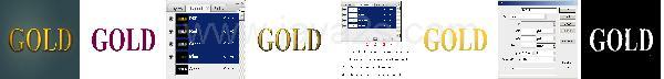 Photoshop Text Gold Tutorial Photoshop Text Gold Tutorial