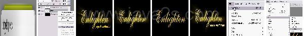 Photoshop Text Light Tutorial Photoshop Text Light Tutorial