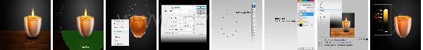 Photoshop Object Candle Tutorial Photoshop Object Candle Tutorial
