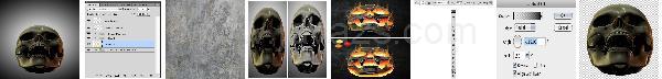 Photoshop Character Skull Flame Tutorial Photoshop Character Skull Flame Tutorial