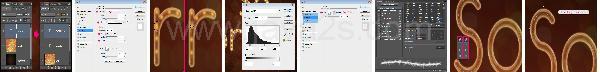 Photoshop Text Light Tutorial Photoshop Text Light Tutorial
