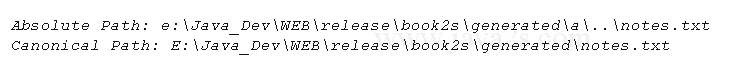 file separator java example